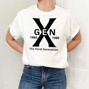 Gen X Heavy Cotton Tee – The Untamed Generation Graphic Shirt